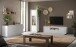 Sideboard >Siena< 2 Türen, 3 Schübe, Soft-Close, Weiss Lack matt 180x80x50 (BxHxT)