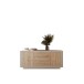 Sideboard >Siena< 2 Türen, 3 Schübe, Cashmere / Cadiz Eiche Dekor - 180x80x50 (BxHxT)