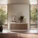 Sideboard >Siena< 2 Türen, 3 Schübe, Cashmere / Mercure Eiche Dekor - 180x80x50 (BxHxT)