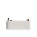 Sideboard >Siena< 4 Türen, Soft-Close, Weiss Lack matt - 207x80x50 (BxHxT)