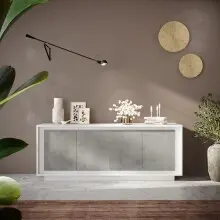 Sideboard >Siena< 4 Türen, Soft-Close, Weiss...