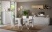 Highboard >Siena< 2 Türen, 6 Böden, Soft-Close, Weiss Lack matt - 106x171x40 (BxHxT)
