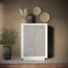 Highboard >Siena< 6 Böden, Soft-Close, Weiss...