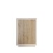 Highboard >Siena< 6 Böden, Soft-Close, Cashmere / Cadiz Eiche Dekor - 106x171x40 (BxHxT)