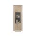 Vitrine >Siena< 3 Böden, Soft-Close, Cashmere, Cadiz Eiche Dekor - 67x197x40 (BxHxT)