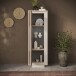 Vitrine >Siena< 3 Böden, Soft-Close, Cashmere, Mercure Eiche Dekor - 67x197x40 (BxHxT)