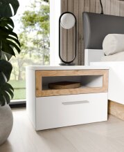 Nachtkommode >MAYACUS< 2er Set, 1 Schublade, 1...