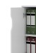 Aktenschrank >BELFAST< grifflos, 2 Türen, 1 Boden, Weiß - 60 x 76,5, 37cm (BxHxT)