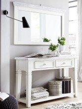 Garderoben-Set >Opus< (2-teilig) in weiss, Kiefer...