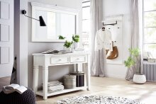 Garderoben-Set >Opus< (3-teilig) in weiss, Kiefer...