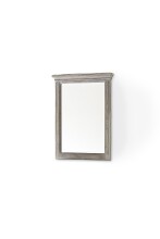 Garderoben-Set >Opus< (2-teilig) in weiss, Kiefer massiv - 121x203x40cm (BxHxT)