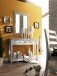 Garderoben-Set >Opus< (2-teilig) in weiss, Kiefer massiv - 121x203x40cm (BxHxT)