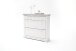 Garderoben-Set >Opus< (2-teilig) in weiss, Kiefer massiv - 125x195x30cm (BxHxT)