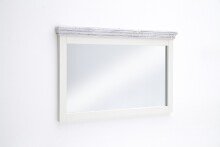 Garderoben-Set >Opus< (3-teilig) in weiss, Kiefer massiv - 190x200x40cm (BxHxT)
