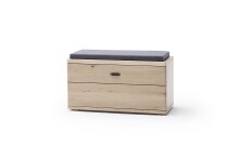 Garderoben-Set >Barceloni< (3-teilig) in bianco - 183x204x38 (BxHxT)