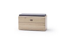Garderoben-Set >Barceloni< (3-teilig) in bianco - 183x204x38 (BxHxT)