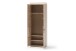 Garderoben-Set >Barceloni< (3-teilig) in bianco - 183x204x38 (BxHxT)