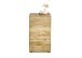 Kommode >KM-0662< 1 Schub, 1 Tür, 1 Boden, Wildeiche massiv natur - 51x89x40cm (BxHxT)