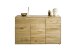 Sideboard >KM-0662< 3 Türen, 2 Schübe, 2 Böden, Wildeiche massiv - 149x89x40cm (BxHxT)