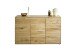 Sideboard >KM-0662< 3 Türen, 2 Schübe, 2 Böden, Wildeiche massiv - 149x89x40cm (BxHxT)
