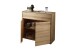 Kommode >KM-0662< 2 Türen, 1 Schub, 1 Boden, Kernbuche massiv - 100x89x40cm (BxHxT