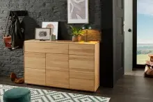 Sideboard >KM-0662< 3 Türen, 2 Schübe, 2...