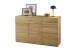 Sideboard >KM-0662< 3 Türen, 2 Schübe, 2 Böden, Kernbuche massiv - 149x89x40cm (BxHxT)