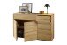 Sideboard >KM-0662< 3 Türen, 2 Schübe, 2 Böden, Kernbuche massiv - 149x89x40cm (BxHxT)
