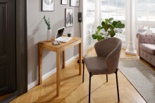 Esstisch >TI-0650< in Wildeiche massiv geölt - 50x75x70cm (BxHxT)