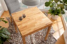 Esstisch >TI-0650< Wildeiche mssiv geölt -...
