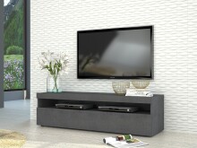 TV-Board >Burrata< in Schiefer Nachbildung - 130x36,2x45cm (BxHxT)