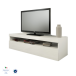 TV-Board >Burrata< in Weiß Hochglanz - 130x36,2x45cm (BxHxT)