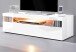 TV-Board >Burrata< in Weiß Hochglanz - 130x36,2x45cm (BxHxT)