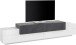 TV-Board >Corona< in Weiß / Schiefer Nachbildung - 240x51,5x45cm (BxHxT)