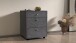 Rollcontainer >Desenzano< in Schiefer Nachbildung - 47x61,5x45 (BxHxT)
