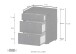 Rollcontainer >Desenzano< in Schiefer Nachbildung - 47x61,5x45 (BxHxT)