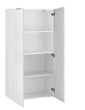 Aktenschrank >Desenzano< in Weiß Hochglanz -...