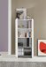 Aktenschrank >Desenzano< in Weiß Hochglanz - 70x140x35cm (BxHxT)