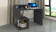 Schreibtisch >Esse Angolo< in Schiefer Nb. - 100x92,5x50cm (BxHxT)