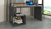 Schreibtisch >Esse Angolo< in Schiefer Nb. - 140x92,5x50cm (BxHxT)