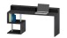 Schreibtisch >Esse Angolo< in Schiefer Nb. - 180x92,5x60cm (BxHxT)