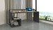 Schreibtisch >Esse Angolo< in Schiefer Nb. - 180x92,5x60cm (BxHxT)