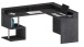 Eckschreibtisch >Esse Angolo< in Schiefer Nb. - 160x92,5x60cm (BxHxT)