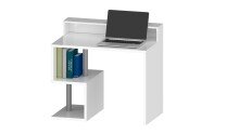 Schreibtisch >Esse Angolo< in Weiß Hochglanz...
