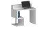 Schreibtisch >Esse Angolo< in Weiß Hochglanz - 100x92,5x50cm (BxHxT)