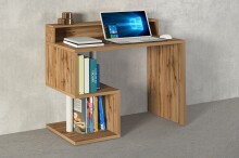 Schreibtisch >Esse Angolo< in Wotan Eiche Dekor - 100x92,5x50 (BxHxT)