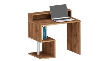Schreibtisch >Esse Angolo< in Wotan Eiche Dekor - 100x92,5x50 (BxHxT)