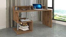 Schreibtisch >Esse Angolo< in Wotan Eiche Dekor - 140x92,5x50 (BxHxT)