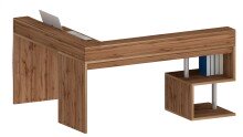 Eckschreibtisch >Esse Angolo< in Wotan Eiche - 160x92,5x60cm (BxHxT)