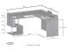 Eckschreibtisch >Esse Angolo< in Wotan Eiche - 160x92,5x60cm (BxHxT)